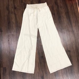 Khaki Linen Pants - Extra Long